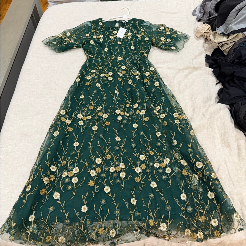 Baltic Born Arabella Green Floral Maxi Dress - Picture 2 of 8